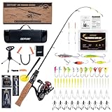 Goture Ice Fishing Rod and Reel Combo wi...