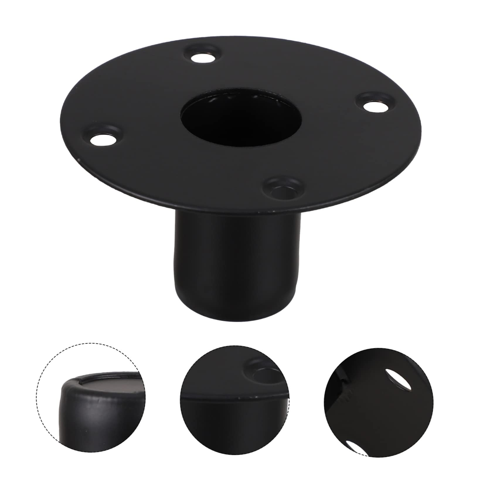 Lot De 2 Supports De Remplacement pour Haut-parleurs Support en Fer Robuste Trous De Vis À Fond Plat Facile À Installer pour Haut-parleurs