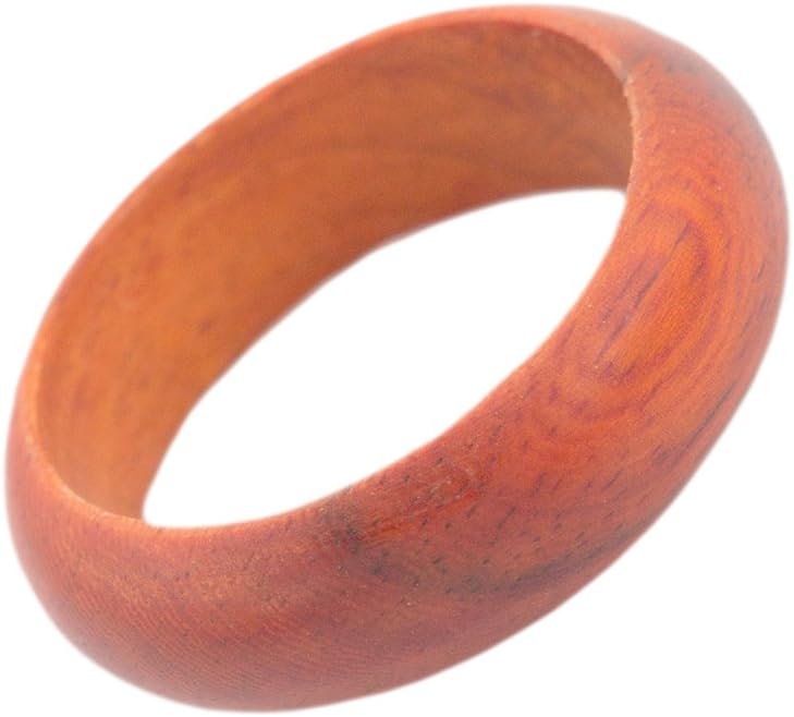 Wood Wedding Ring Natural Rosewood Wooden Band for Men and Women