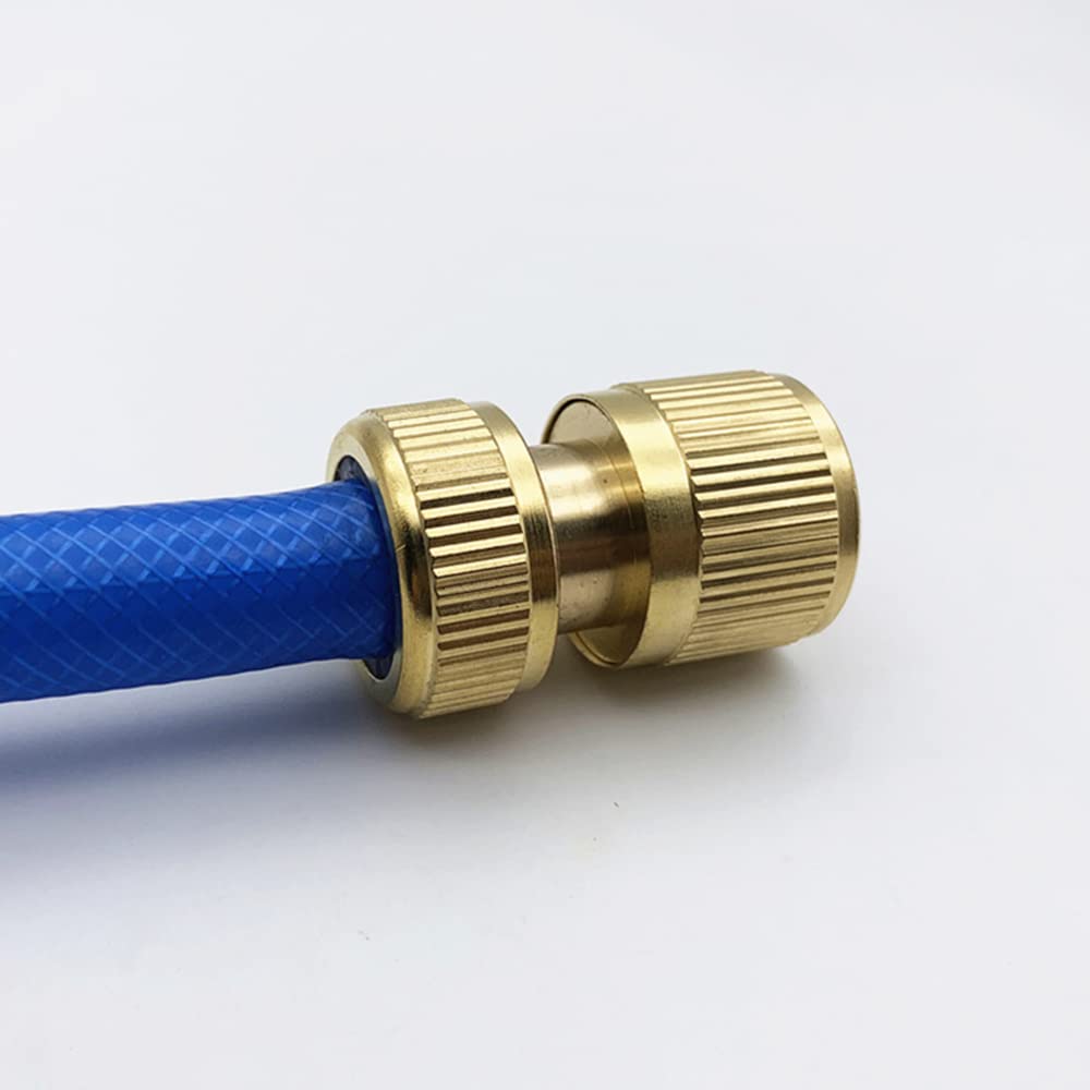 YEEYOUNG Brass 3/4" Release Coupling Garden Hose Quick Connect Car Wash Nozzle -2 Pack