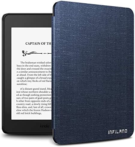 Infiland Kindle Paperwhite 2018 Case Compatible with Amazon Kindle Paperwhite 10th Generation 6 inches 2018 Release(Auto Wake/Sleep),Navy