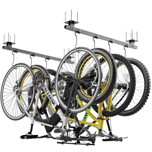 Lezbanz 8-Hook Ceiling Bike Rack