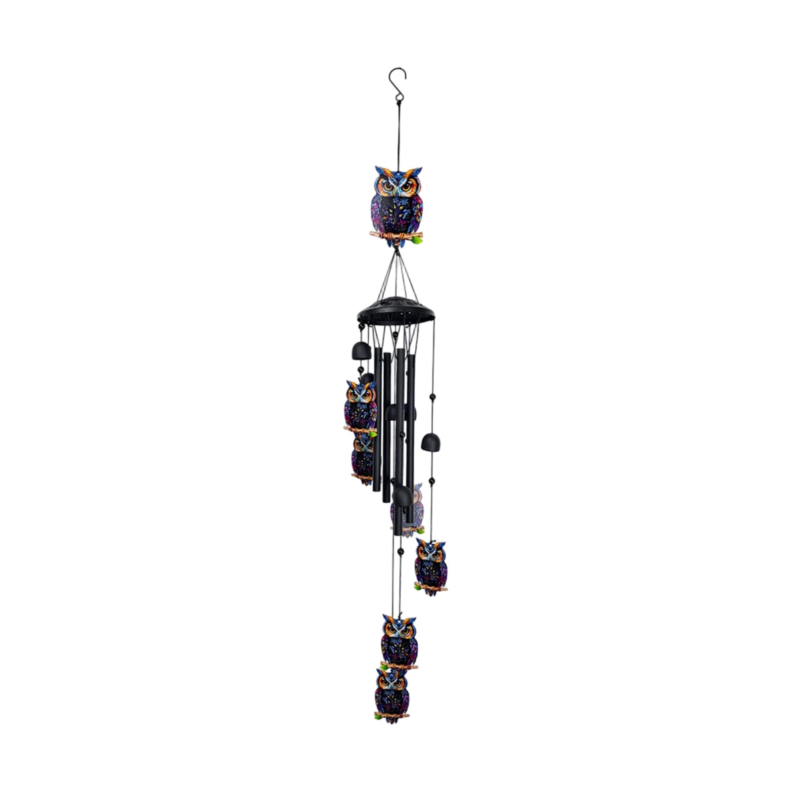 Mekalero Wind Chimes with Melodics Sound and Eye Catching Colorful Accent Decorative Hangings Ornament for Outdoor Outdoor Decorative Pendants