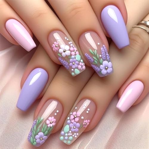 LWTZLW Summer Press On Nails