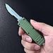 Caressolove Automatic Utility Knife Push Button, EDC Pocket Boxcutters With Clip, Double Action Auto Retractable Scalpel, Small Safety Box Cutter, Replaceable Razor Blade Exact Knives for Craftsman