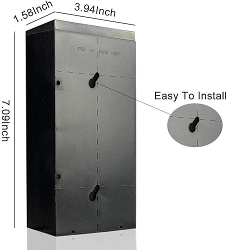 Miniatura 5 de Luz solar LED de número de casa, números de jardín, letrero de dirección alimentado por energía solar, placas LED iluminadas al aire libre y arte de