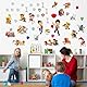 CBOSNF Welpen-Aufkleber, Kinder Anime Aufkleber, Wasserfeste Vinyl Cartoon Stickers, Cartoon Waterproof Aufkleber, DIY Scrapbooking Geschenkdeko, für Kindergeburtstag Mitgebsel Gastgeschenke