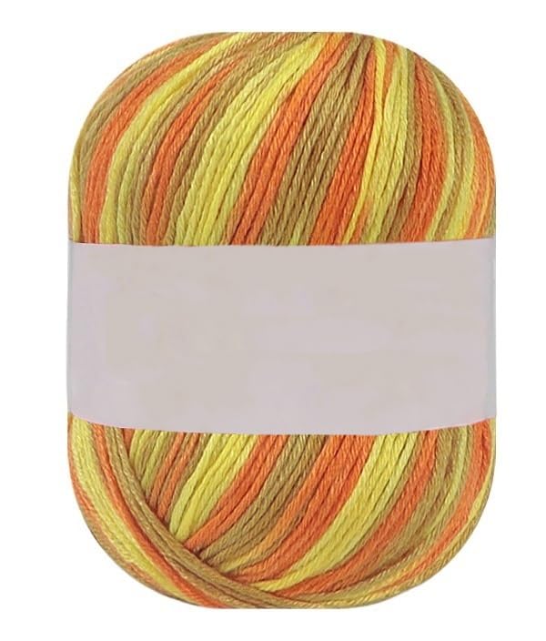Fil de coton protéiné en soie anti-irritation pour tricot à la main fluide
