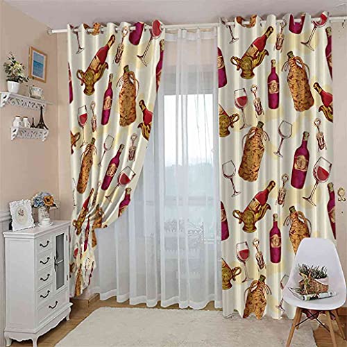 Rideaux Occultants d'enfant Impression Créative 3D Polyester Luxe