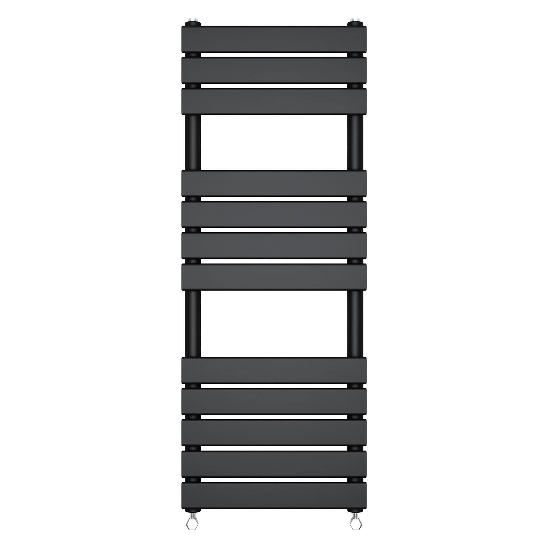 Scaldasalviette Elettrico A Pannello Piatto Nero - 950x500mm, 9 Barre, Per Bagno O Cucina - Foto 8