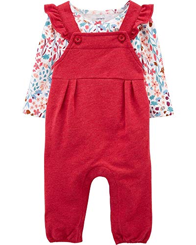 Carter's 2-Piece Tee & Coverall Set (12 Months) Red