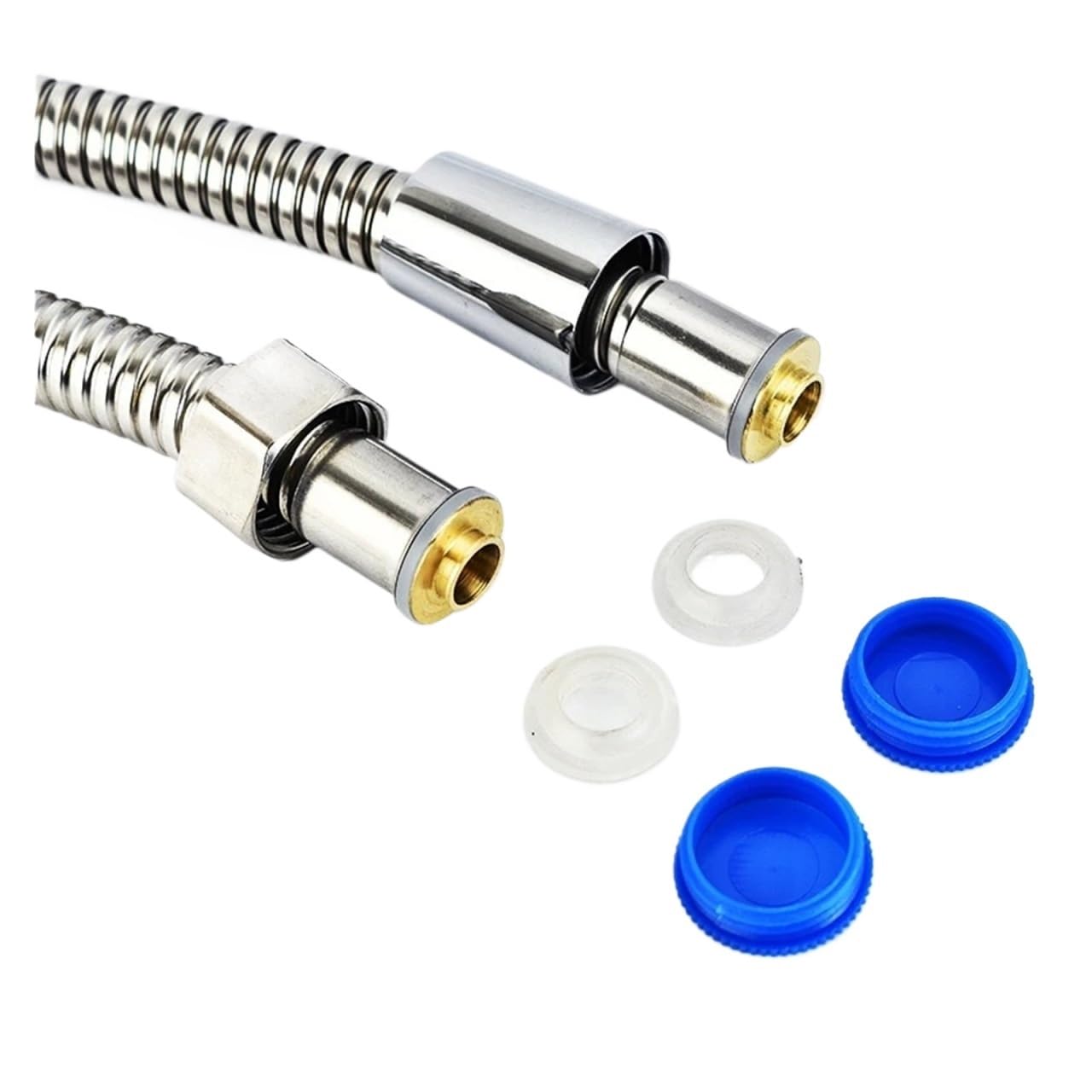Edelstahl-Duschschlauch, Langer Badezimmer-Duschwasserschlauch(1pcs,1.5M)