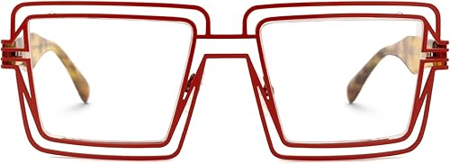 VOOGLAM Elegantes lentes cuadrados de bloqueo de luz azul para mujer lentes anti rayos UV lentes Aethwy