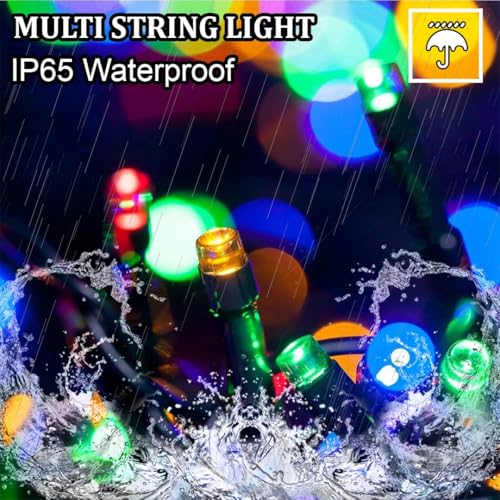Image of fizzytech 11 Meter 40 LED Multicolor Decorative String Lights, 5MM Fairy Lights for Home Decoration, Wall, Balcony, Diwali, Christmas & Party Decor, Pack of 10