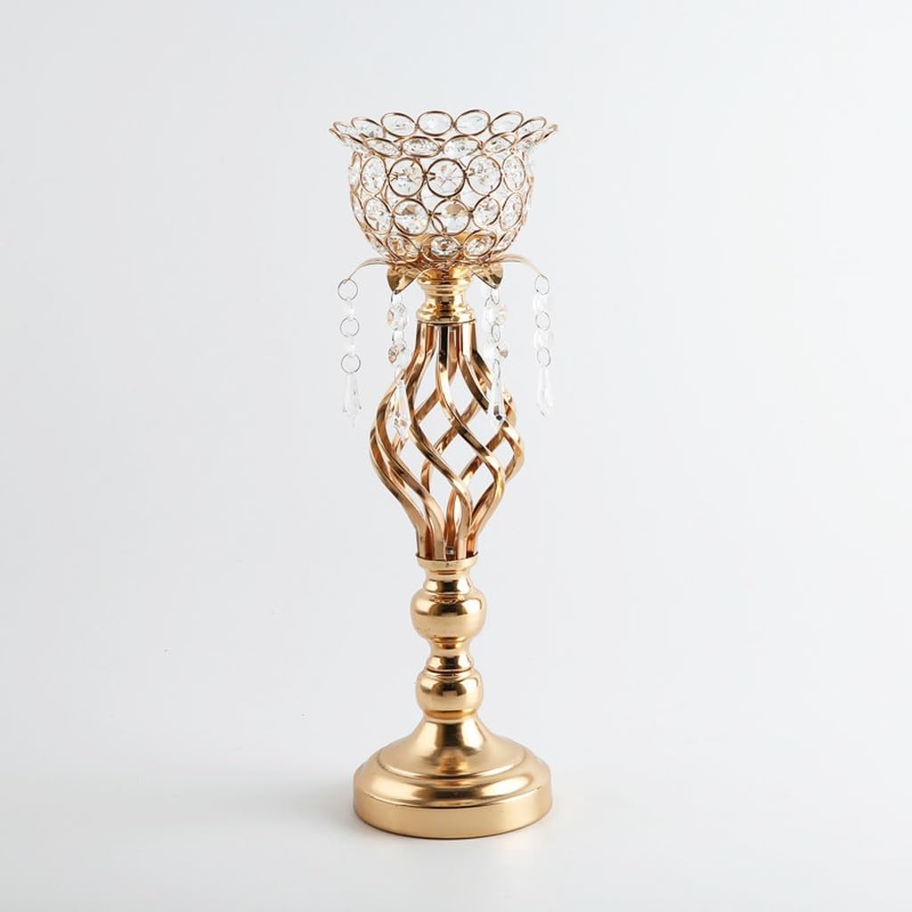 Crystal Candle Holder Wedding Candelabra Table Centerpieces Decorative Romantic Home Candlestick