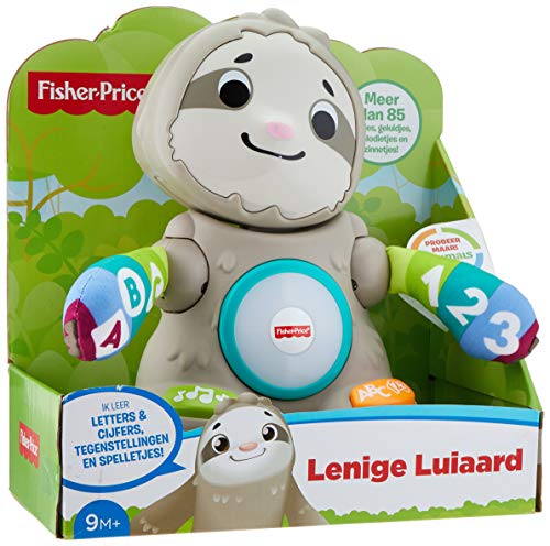 Fisher-Price GHY91 - Linkimals Lenige Luiaard, babyspeeltje met muziek en lichtjes - Afbeelding 6