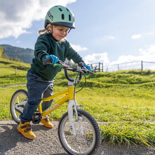 Image of woom GO 2 Bicycle for Children 3 to 4.5 Years Old, 14-Inch Lightweight Bike with Handbrake, Steering Limiter & Chainguard for Boys & Girls