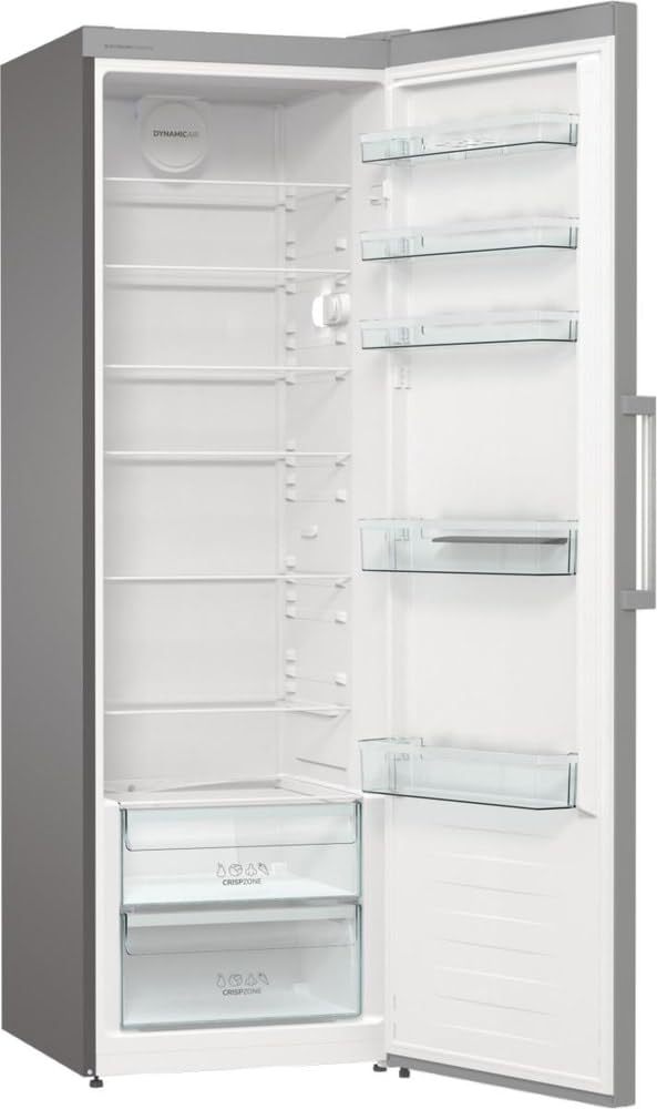 Gorenje R619 EES5 - Réfrigérateur 398L - 185cm - Refroidissement Dynamique - Inox/Argent
