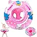 StillCool Flotadores Bebe, Anillo de natación para bebé, Anillo de natación Asient, Lindo Patrón Natación Inflable Flotador para niños Entre 6-36 Meses (Rosado)