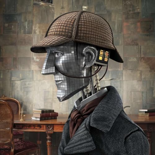『Sherlock AI and the Museum of Identity』のカバーアート