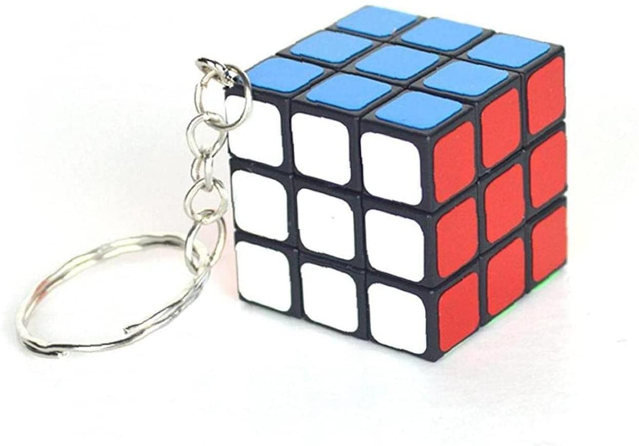 1Pc Cube Keychain 3X3 Speed Cube Keychain Mini Toy Cube For Kids Cube Gift