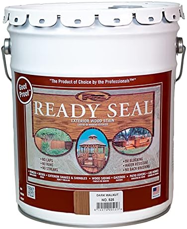2-Pack of 5 gal Ready Seal 525 Dark Walnut Exterior Stain & Sealer for Wood