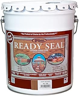 4-Pack of 5 gal Ready Seal 525 Dark Walnut Exterior Stain & Sealer for Wood