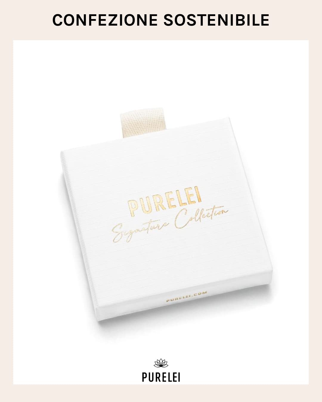 PURELEI® Orecchini Powder, Orecchini con pendente da donna in acciaio inossidabile, Cerchi piccoli con pietre preziose, Diametro 14 mm, Regalo per donna