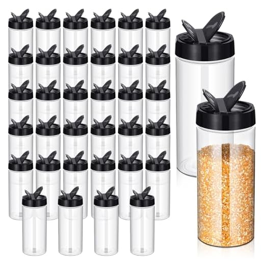 How to pack spices for carry on luggage Large 16 oz Plastic Spice Jars with Shaker Lids