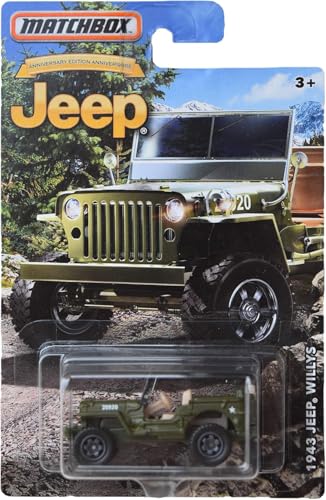Matchbox 1943 Jeeps Willys miniatura 1