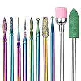【Diseño humanizado】 El tamaño del kit de brocas para uñas es de 2,35 mm, que es adecuado para la mayoría de los taladros eléctricos para uñas. No tiene que preocuparse de que esto no coincida con la herramienta. La mano de obra exquisita y el diseño rigurosamente probado pueden proteger su piel de daños, lo cual es muy adecuado para principiantes y profesionales.