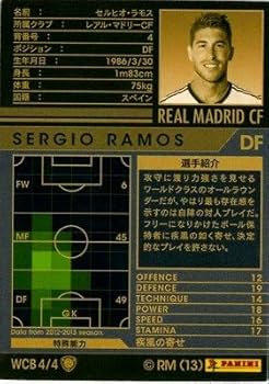 wccf EX セルヒオ・ラモス RAMOS 黒 セルヒオ・ラモス プレッシングの防衛者 WCCF PANINI