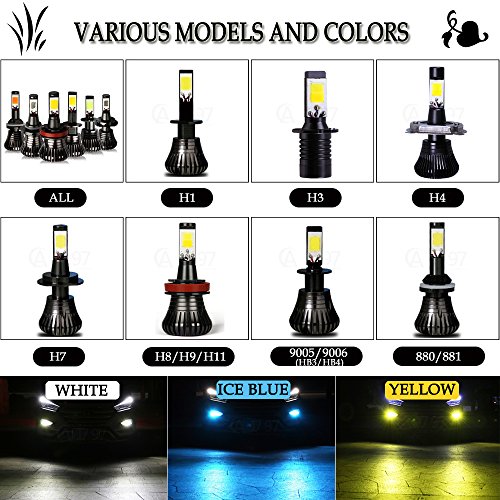 H11 Led Fog Lights Bulbs H8 Led Bulb 3000K Yellow 8000K Ice Blue Dual Colors Lamps H16 H9 Car Trucks 12V 30W Modification Replacement Bright Easy Installation 2Pcs【1797】 #TOP6