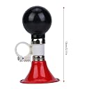 Keenso Children Bicycle Horn, Metal Rubber Loud Children Bicycle Kids Bike Horn Warning Bell for Boys Girls Accessory(Red) gallery image
