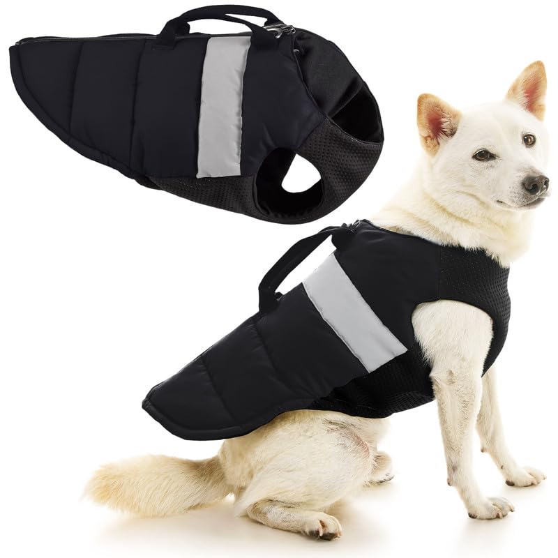 Image of Gooby Padded Vest Lift Dog Harness - Black, Small