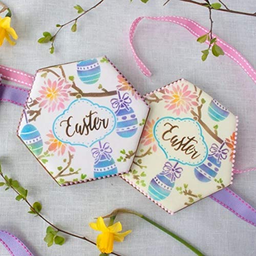 Cookie Stencils by Julia Usher | Easter Whimsy | Prettier Plaques 5 Stencil Set