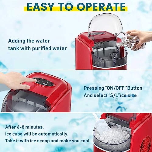 Máquina fabricadora de hielo portátil de mesa miniatura 3
