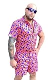 Zesties Male Romper (Medium, Wildfire)