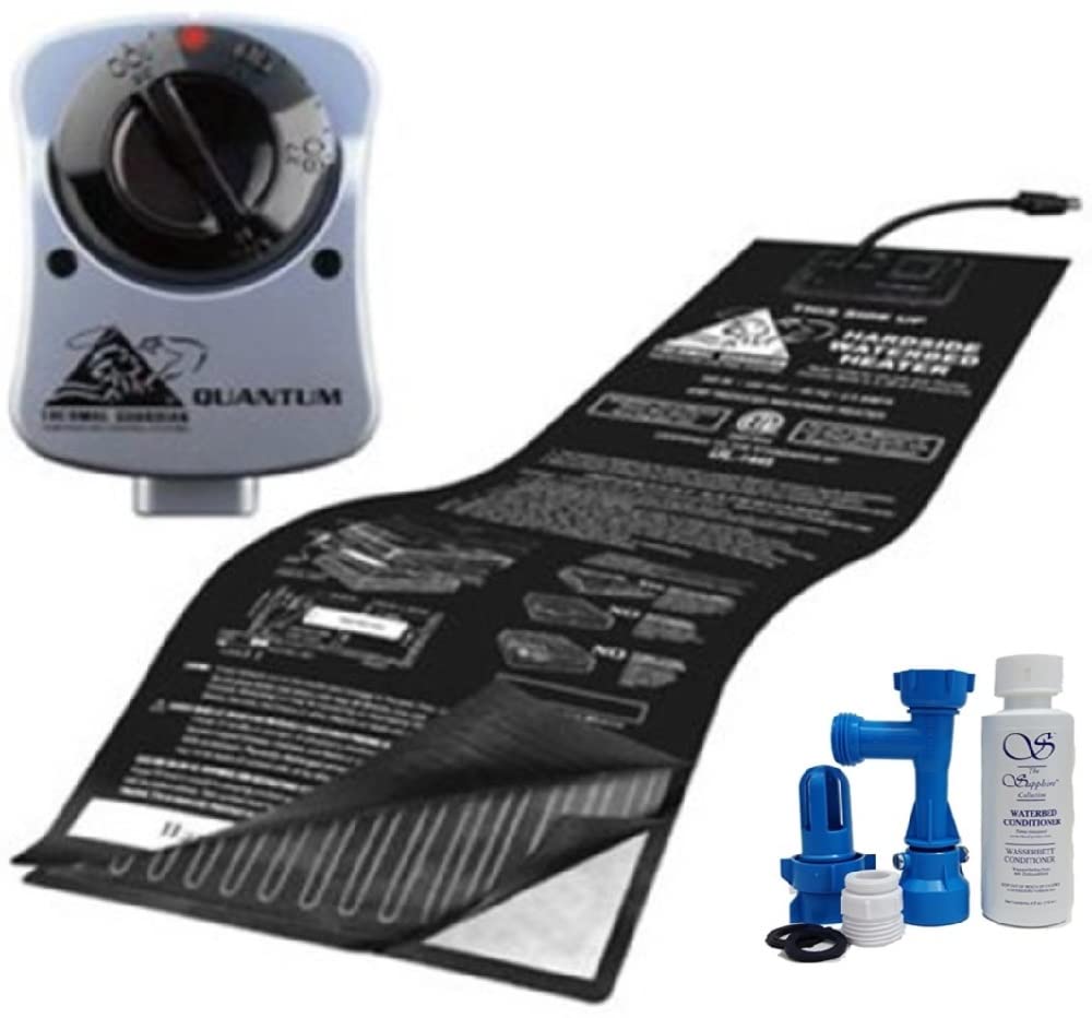 99% WAVELESS WATERBED Mattress/Liner/Heater/Fill Drain/Conditioner KIT (California King 72x84 1L6G1)