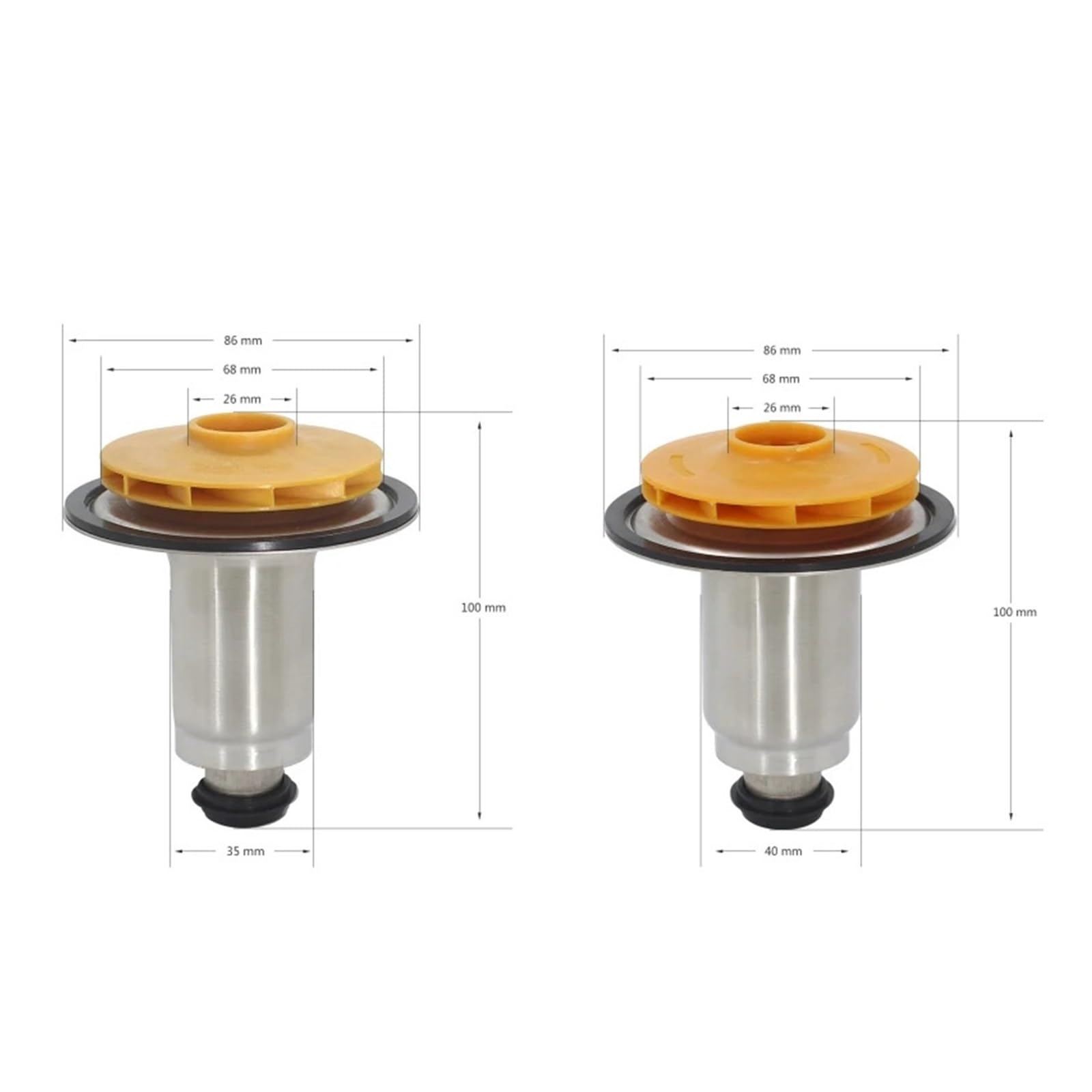 Pezzo Di Ricambio Della Caldaia Pompa Di Circolazione Dell'acqua Rotore Del Motore Le Foglie Dell'acqua for La Pompa Si Applicano A Potenza 63W~83W(B)