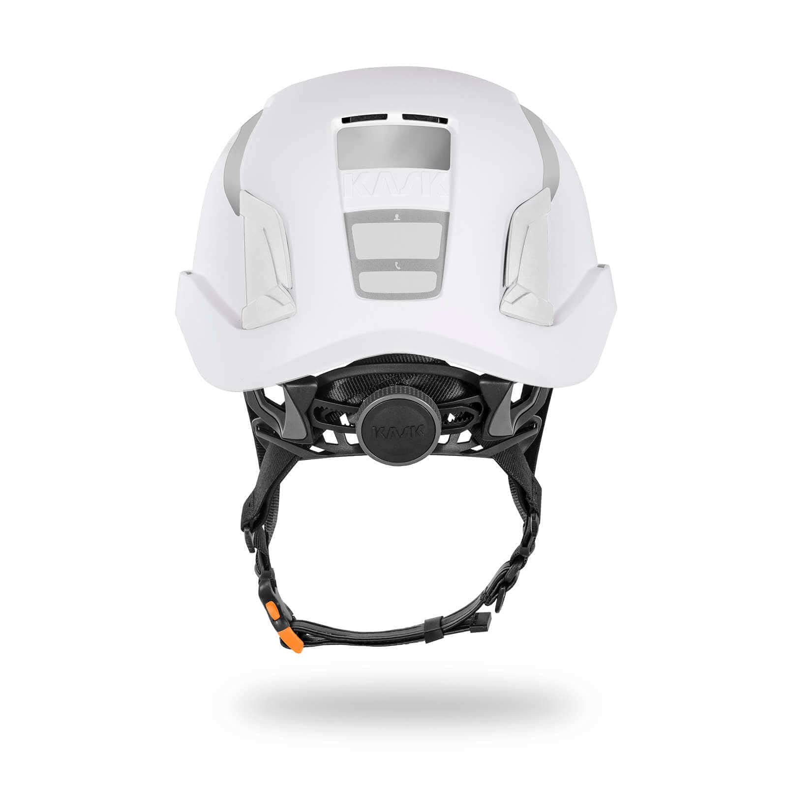 KASK Schutzhelm ZENITH X Air Hi-Viz, belüfteter fluoreszierender Bauhelm, Kletterhelm, Arbeitshelm, Drehrad, EN397, EN50365, EN12492, Farbe:weiß