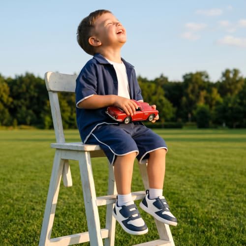 Image of STQ KIDS Toddler Shoes Wide Toe Box First Walk Sneakers for Boys and Girls