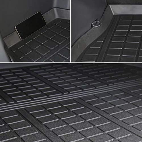 D-Lumina Rav-4 Cargo Liner Compatible With Toyota Rav4 2019 2020 2021 2022 2023-3D Tpe Weathertech Rear Trunk Mats, Waterproof All Weather Guard Protection Tray, Black #TOP6