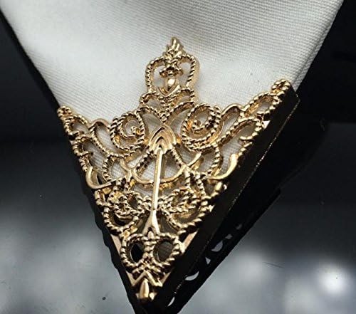 Amazon J S Select ファッション アクセサリー アンティーク スチームパンク 付け襟 チップ ゴールド 金 ブローチ 通販