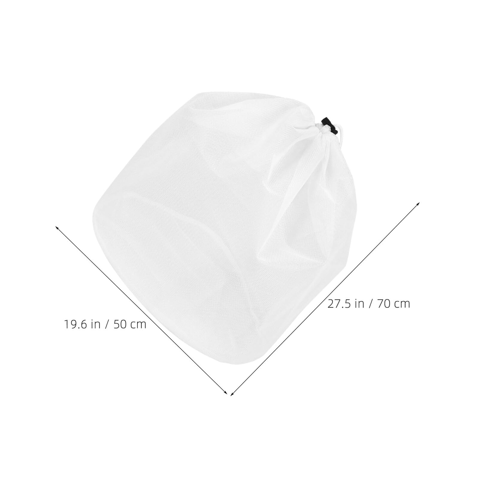 Gatuida 10 Unidades Bolsa para Ropa de Lavadora de Malla Fina Cordón, Reutilizable Poliéster, Tamaño 50x70 Cm, Adecuado para Lavar Prendas Delicadas en Casa