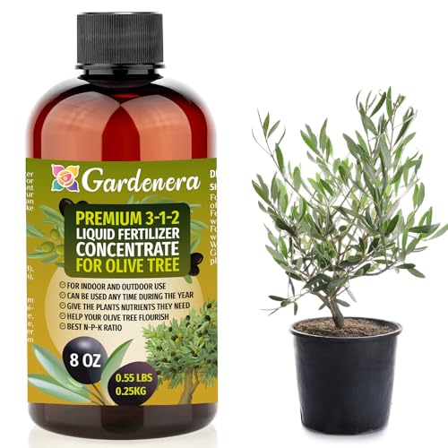 Premium Liquid Olive Tree Plant Fertilizer - 3-1-2 Concentrate for Indoor Plants and Flowers by...