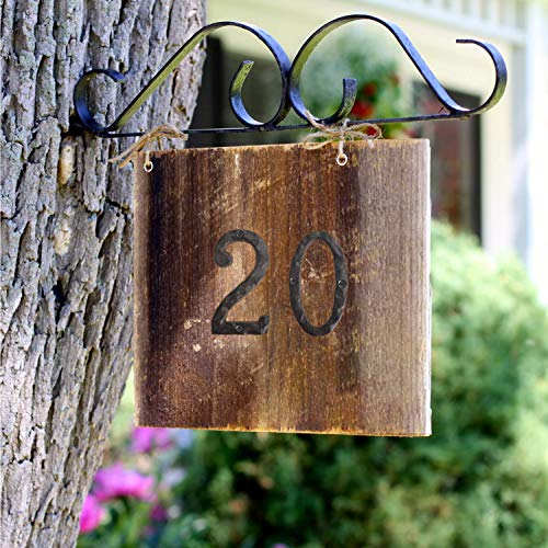 image for YOUCC-XX House Letter, 5 Inch High Cast Iron Home Address Letter, Perf