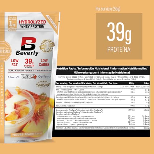 Beverly-ZERO-DELICATESSE-1-Kg-Proteina-Hidrolizada-Whey-85-Con-Digezyme-y-Tolerase-1-Mes-de-uso-Masa-muscular-Fuerza-y-Recuperacion-Mezclador-Gratis-YOGUR-MELOCOTON