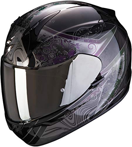 Casco scorpion exo-390 clara black-silver s