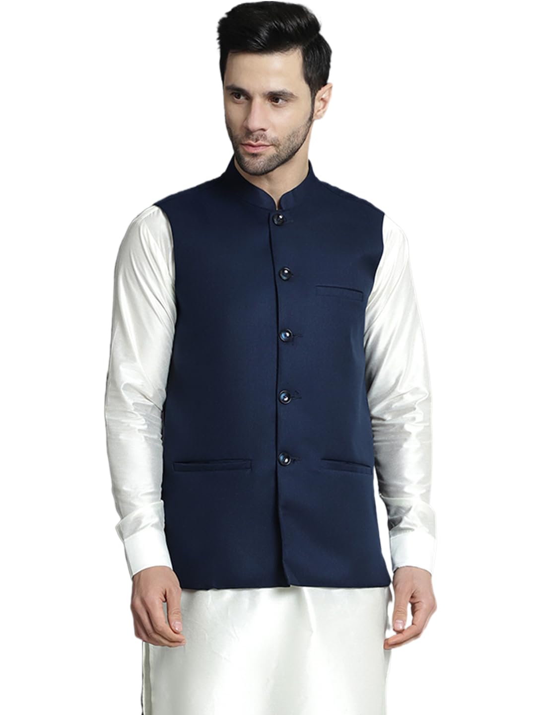 jompers Men Solid Nehru Jacket-picture-23